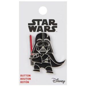 Blumenthal Lansing 1 1/2" Black Star Wars Darth Vader Shank Button